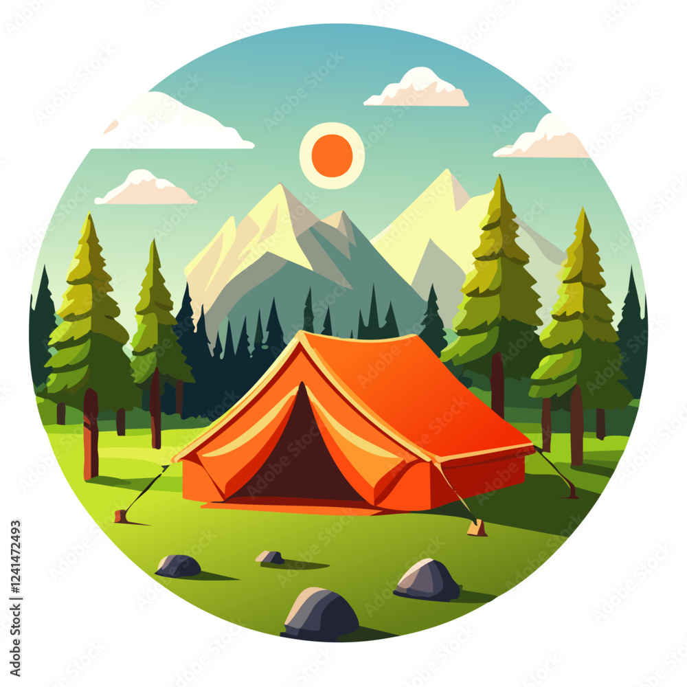 Camping vector Camping vector