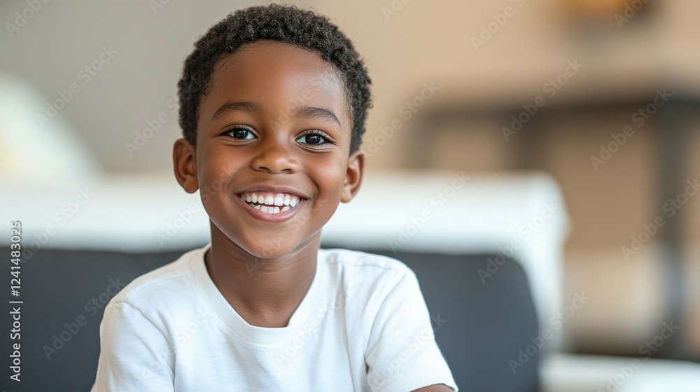 Portrait of a Happy Young Boy Portrait of a Happy Young Boy