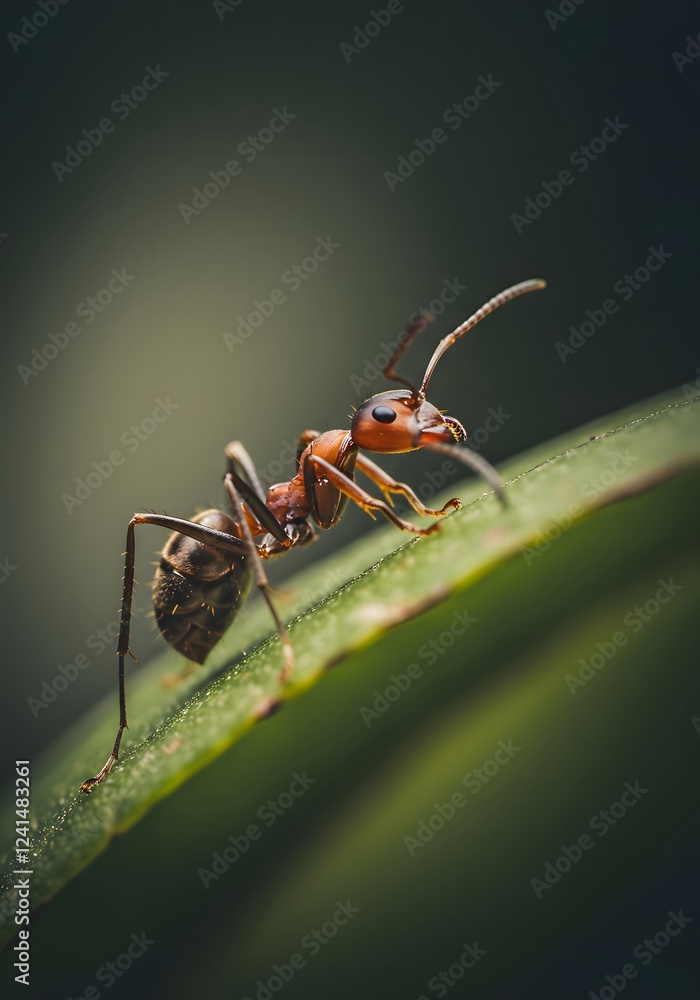ant on leaf ant on leaf