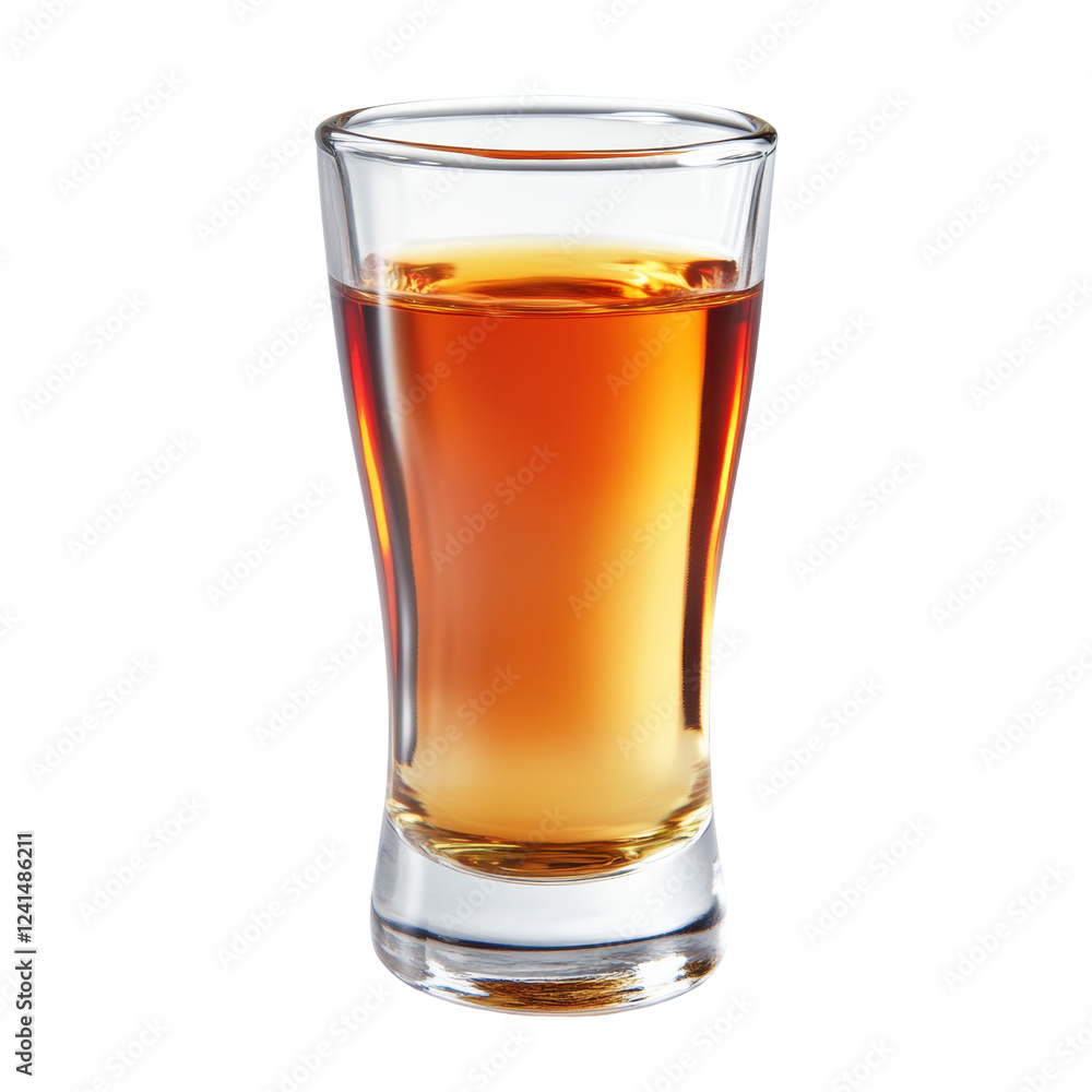 Amber liquid in a small glass vessel Amber liquid in a small glass vessel