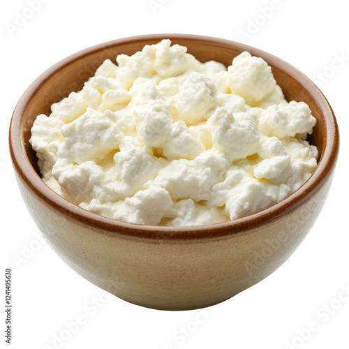 Wallpaper Mural A bowl filled with fluffy, white cottage cheese, showcasing its creamy texture and curds. Torontodigital.ca