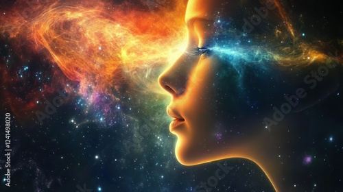 A luminescent, alien color that emits frequencies invisible to the human eye, sensed only as an abstract vibration.