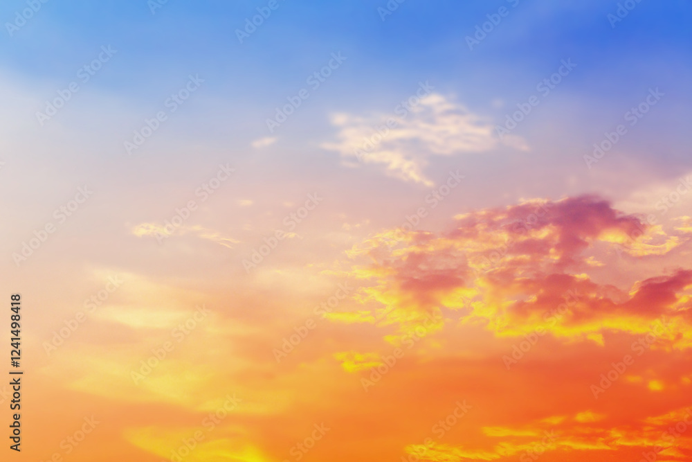 Obraz premium The colors of the sky after the sun