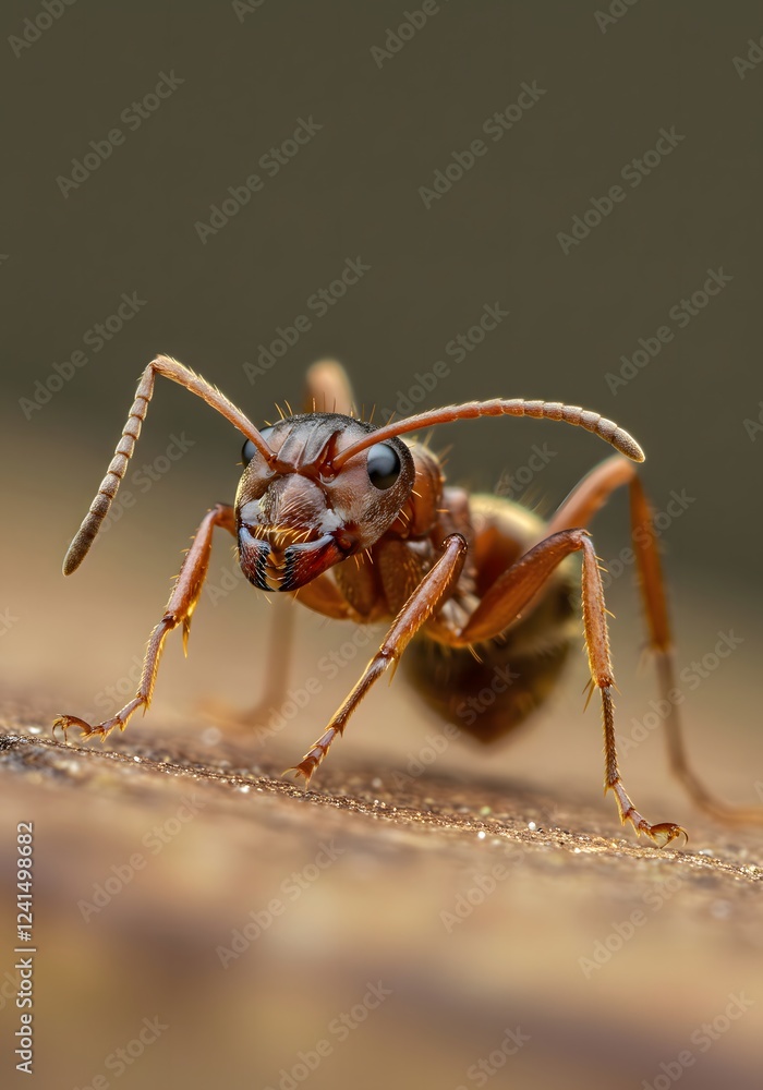 ant on a wood macro ant on a wood macro