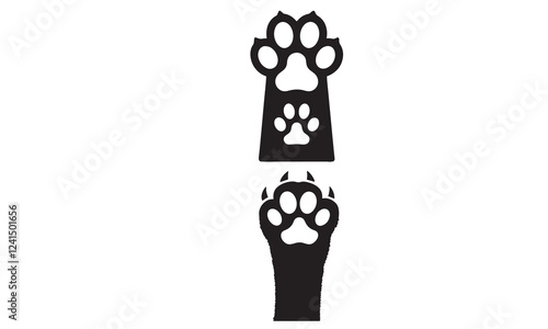 Dog and Cat Paw Print Icon