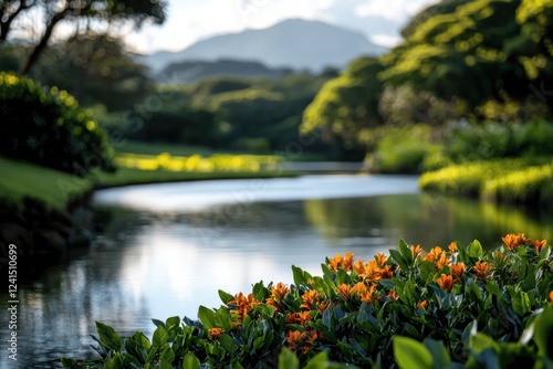 Exploring a botanical paradise a lush garden landscape experience