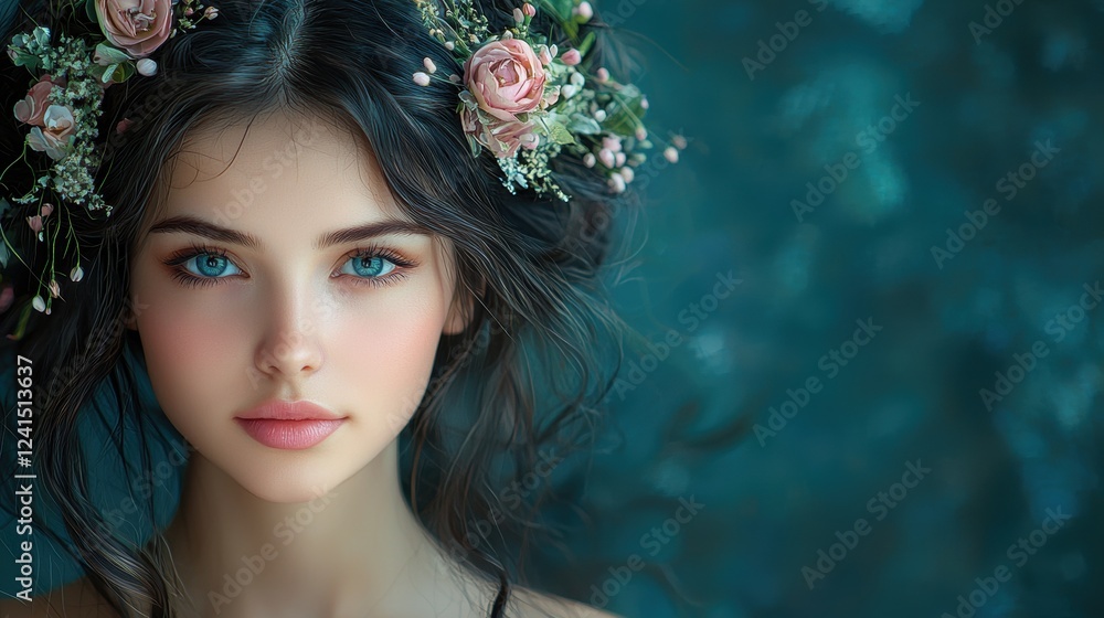 Portrait of a beautiful woman. Portrait of a beautiful woman.