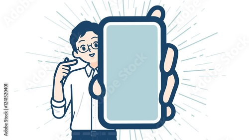 shirt teacher man_smartphone zoomup_with alpha channel.mov