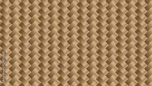 Woven pattern vector seamless decorative pattern of braided bands. White texture. Basket weave seamless pattern. Wicker repeating texture. White wicker pattern as background. Fashion minimalist design