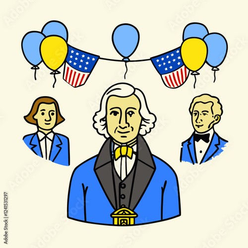 presidents day,  usa, american, patriotic, democracy, freedom, holiday, celebration, historic, national, event