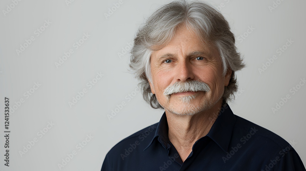 a portrait of an elderly man with grey hair, beard and mustache a portrait of an elderly man with grey hair, beard and mustache