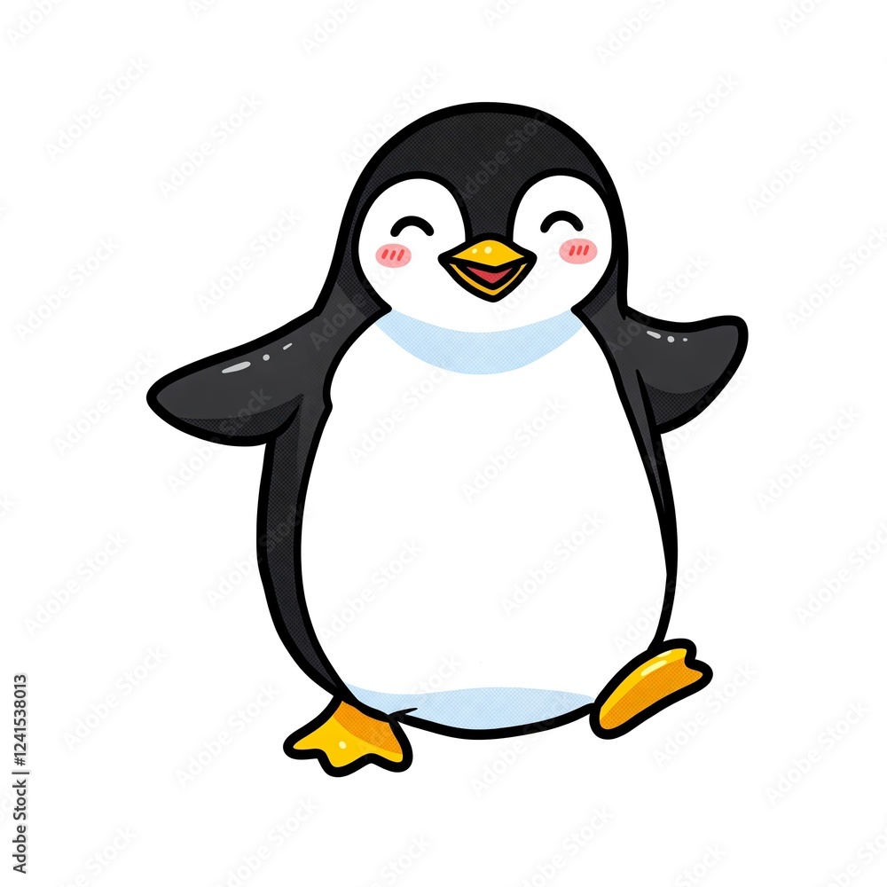 Obraz premium happy penguin