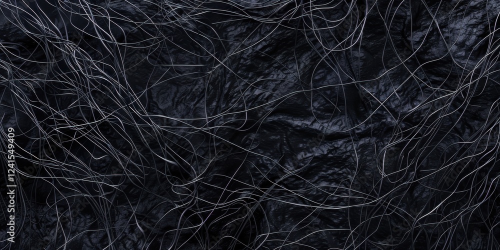 An all-black canvas featuring subtle, minimalist glowing strands, Interwoven and delicate design An all-black canvas featuring subtle, minimalist glowing strands, Interwoven and delicate design