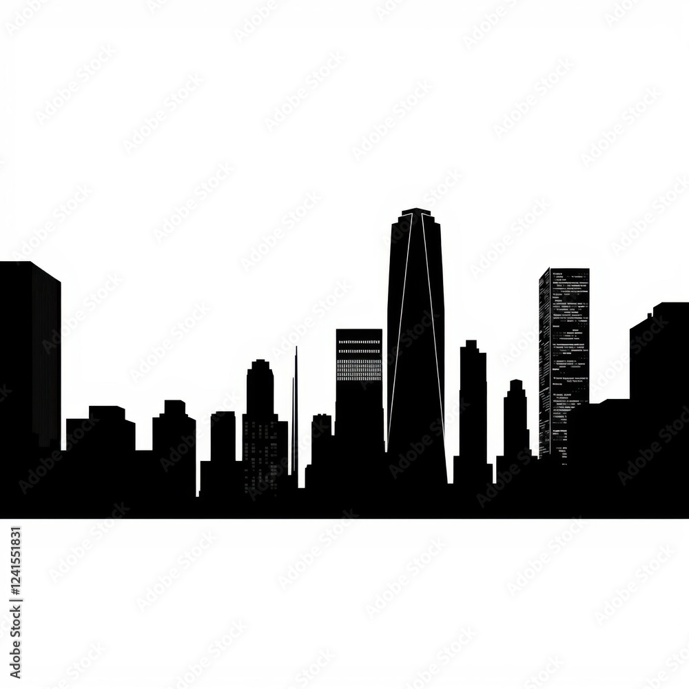 Stylized illustration featuring a waterfront city skyline at night in black white and gold silhouetted skyline cityscape architecture illustration building city vector Stylized illustration featuring a waterfront city skyline at night in black white and gold silhouetted skyline cityscape architecture illustration building city vector