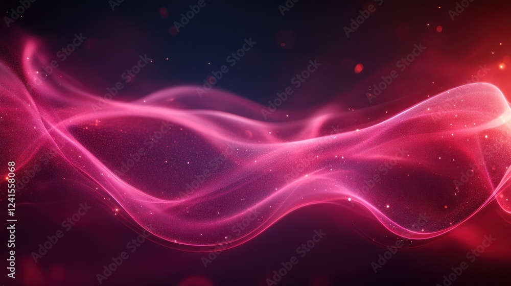 Pink energy wave, dark background, abstract art, website design Pink energy wave, dark background, abstract art, website design