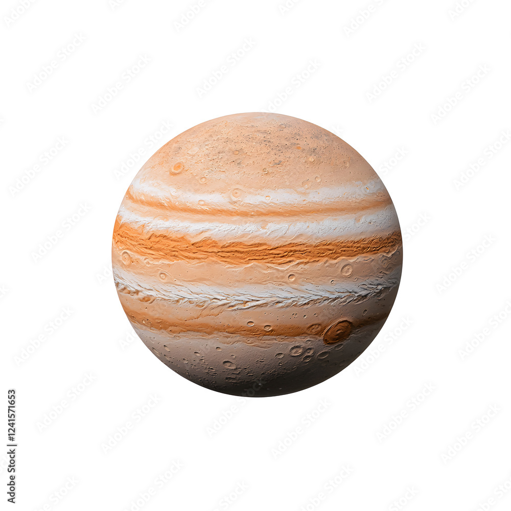 Fototapeta premium 3d realistic planet globe isolated on white background