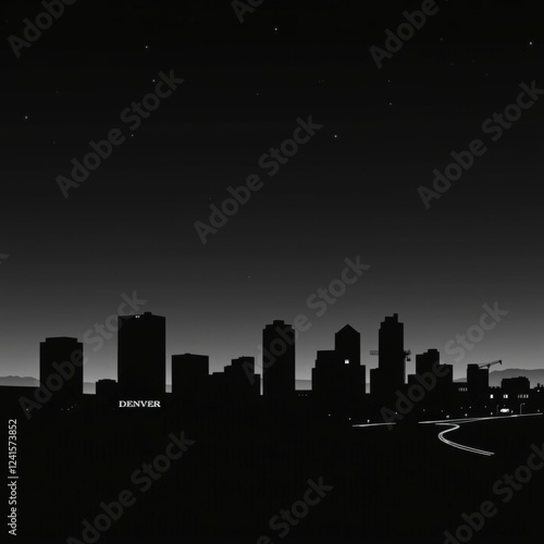 Dubai uae city silhouetted skyline cityscape architecture illustration building city vectorvector illustration silhouetted skyline cityscape architecture illustration building city vector photo