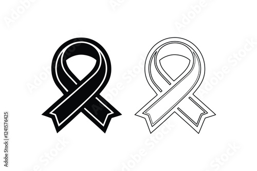  Ribbons e Ribbons, Banners, badges Labels - Design Elements on retro background Banners, badges, Design Elements on white background.