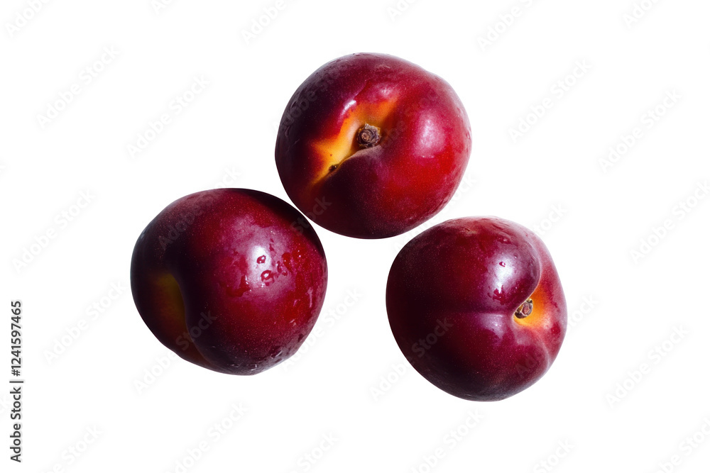 Peaches of a transparent background Peaches of a transparent background