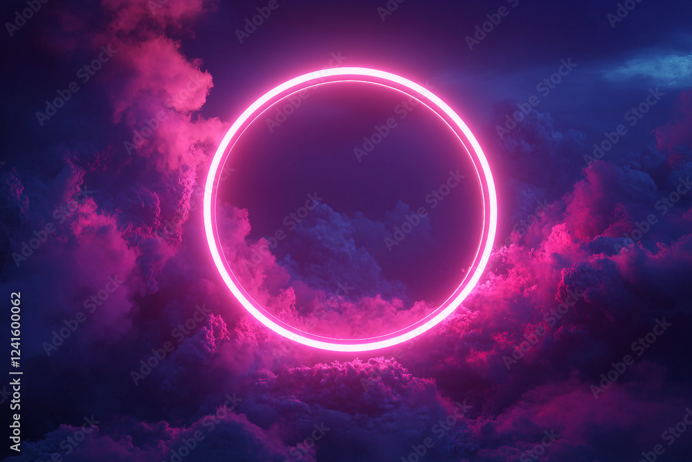 abstract futuristic tech-inspired background with vivid lighting effects ai generative technology abstract futuristic tech-inspired background with vivid lighting effects ai generative technology