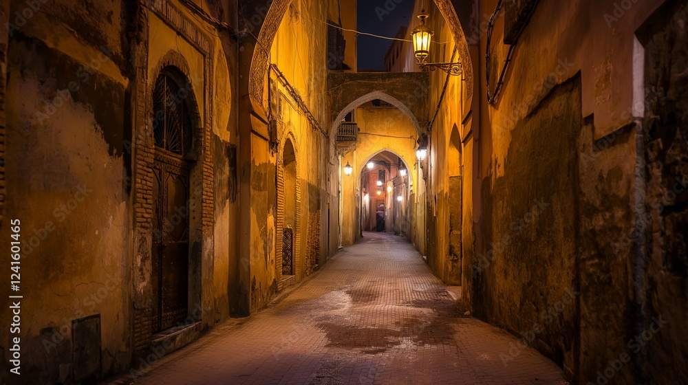 At night Meknes transforms into a magical place un_001 At night Meknes transforms into a magical place un_001