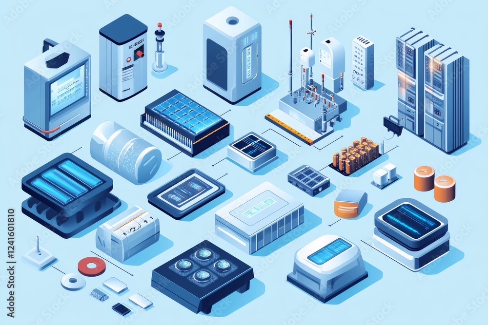 Futuristic Technology System Diagram Futuristic Technology System Diagram