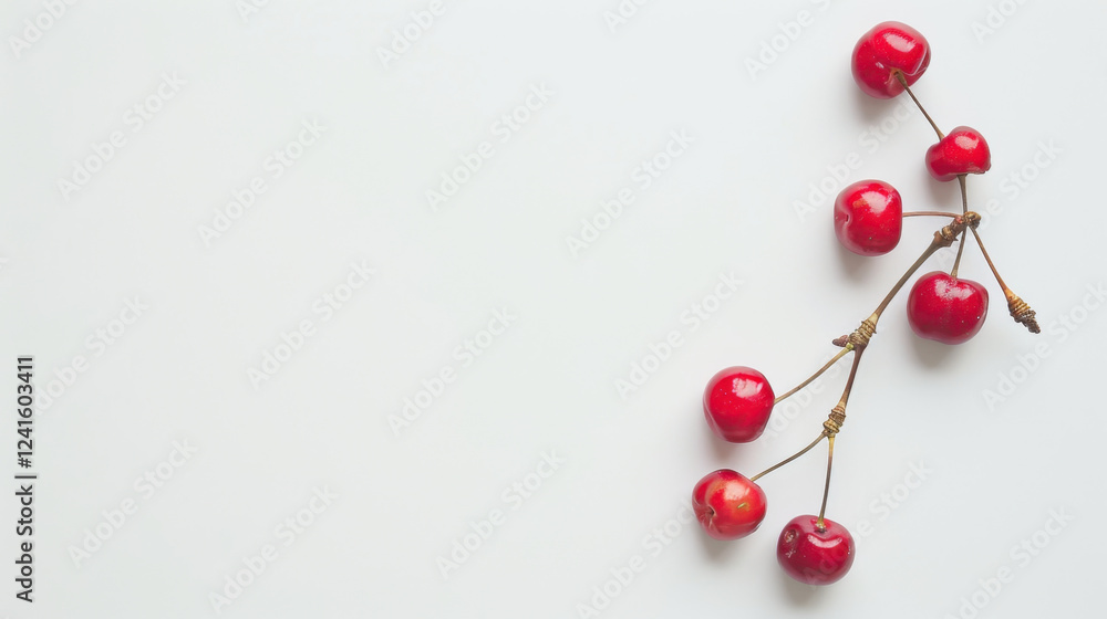 cherries isolated on white background cherries isolated on white background