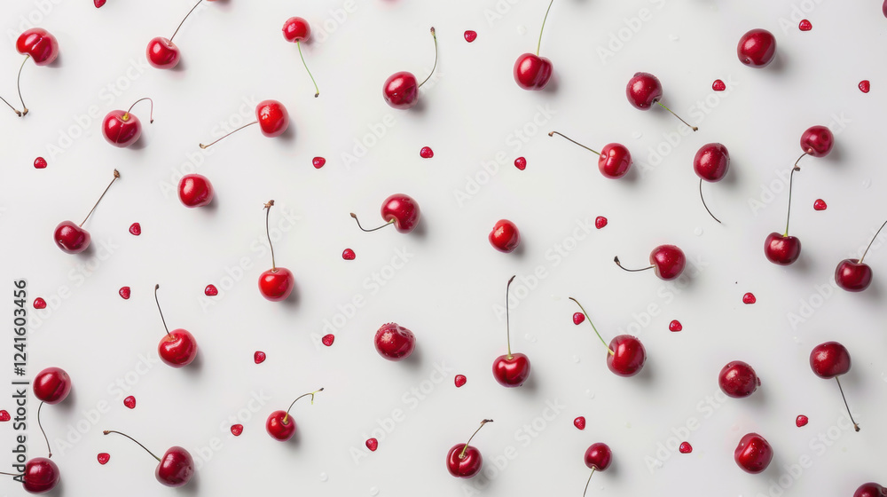cherries isolated on white background cherries isolated on white background