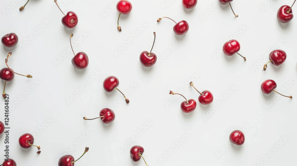 cherries isolated on white background cherries isolated on white background