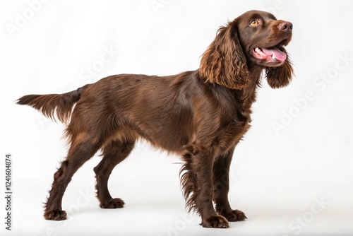 Obraz na płótnie boykin spaniel dog isolated on white background