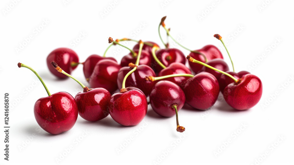 cherries isolated on white background cherries isolated on white background