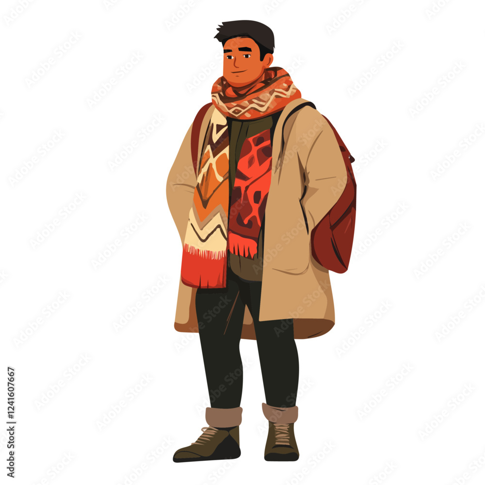 Kiribati Man Winter Clothes and Style – A Unique and Cozy Vector Illustration for Tropical Cold-Weather Fashion
Kiribati Man Winter Clothes and Style – A Unique and Cozy Vector Illustration for Tropical Cold-Weather Fashion