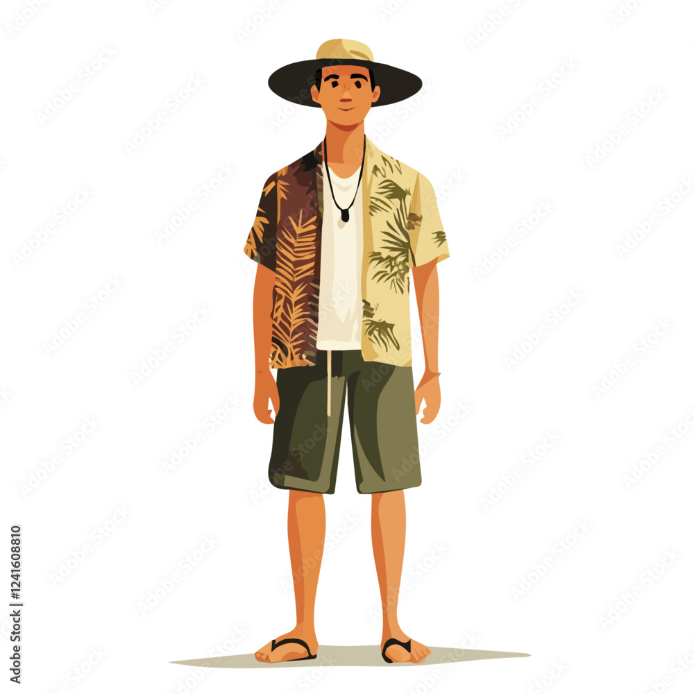 Laos Man Summer Clothes and Style – A Fresh and Stylish Vector Illustration for Hot-Weather Fashion
Laos Man Summer Clothes and Style – A Fresh and Stylish Vector Illustration for Hot-Weather Fashion