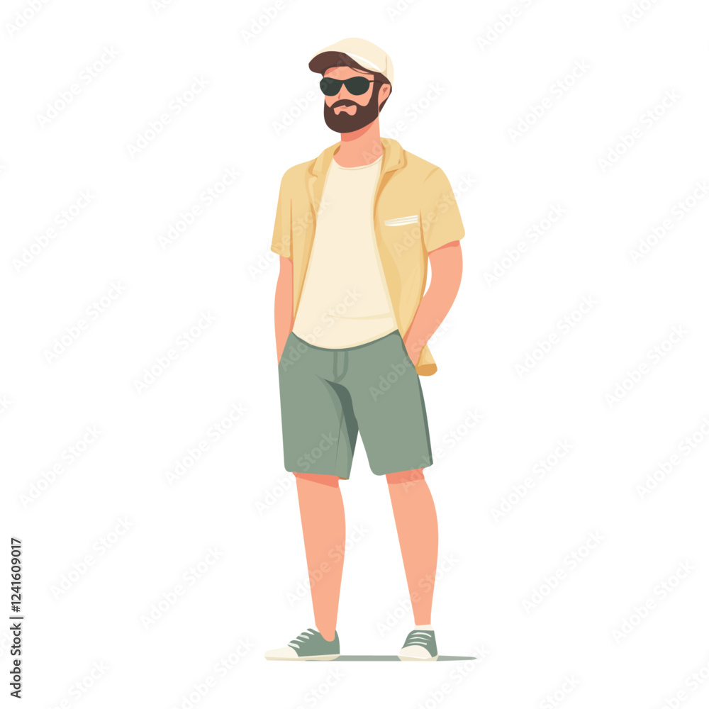 Latvia Man Summer Clothes and Style – A Trendy and Comfortable Vector Illustration for Warm-Weather Fashion
Latvia Man Summer Clothes and Style – A Trendy and Comfortable Vector Illustration for Warm-Weather Fashion