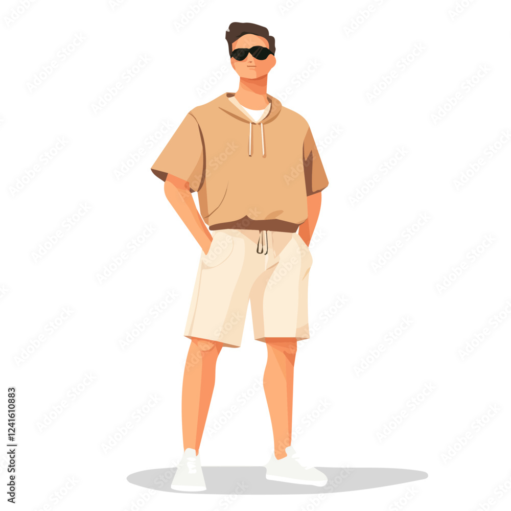Liechtenstein Man Summer Clothes and Style – A Stylish and Comfortable Vector Illustration for Warm-Weather Fashion
Liechtenstein Man Summer Clothes and Style – A Stylish and Comfortable Vector Illustration for Warm-Weather Fashion