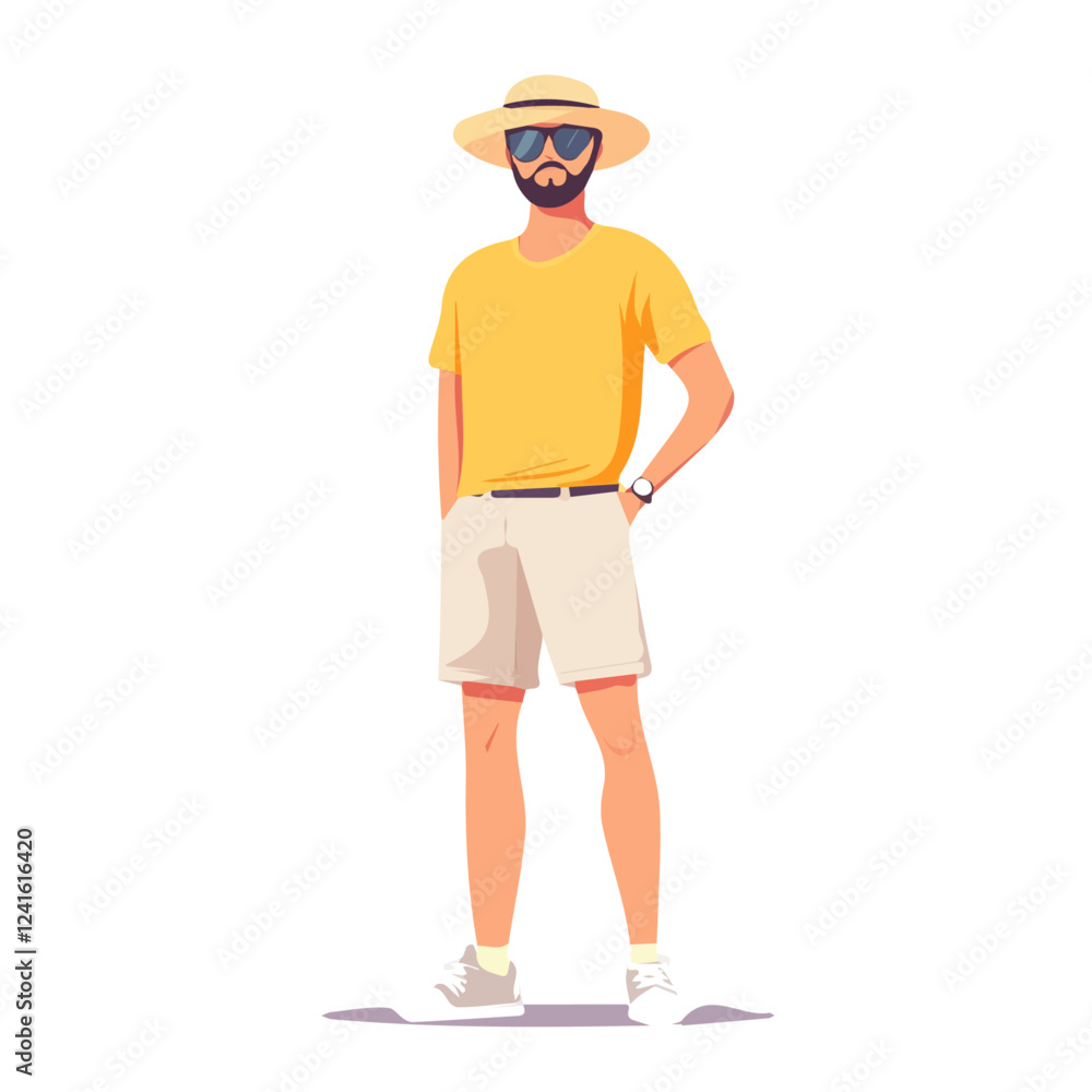 Moldova Man Summer Clothes and Style – A Stylish and Comfortable Vector Illustration for Warm-Weather Fashion
Moldova Man Summer Clothes and Style – A Stylish and Comfortable Vector Illustration for Warm-Weather Fashion
