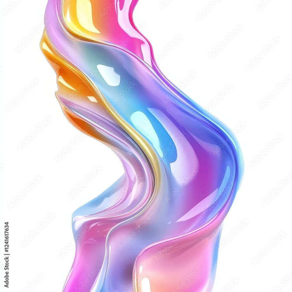 Dynamic Rainbow Paint Splash Isolated on White Background for Modern Design Projects Dynamic Rainbow Paint Splash Isolated on White Background for Modern Design Projects