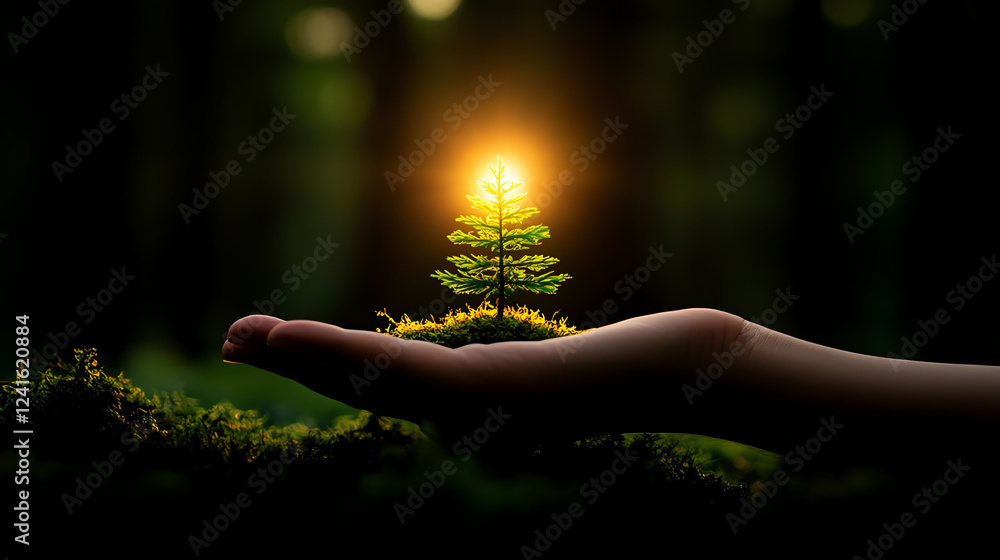 A person practicing yoga in a quiet forest clearing A person practicing yoga in a quiet forest clearing