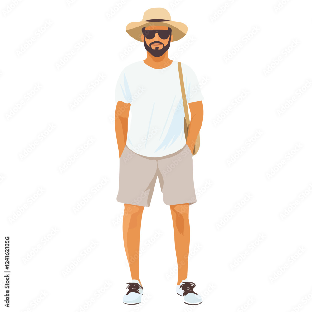Paraguay Man Summer Clothes and Style – A Stylish and Relaxed Vector Illustration for Trendy Summer Fashion
Paraguay Man Summer Clothes and Style – A Stylish and Relaxed Vector Illustration for Trendy Summer Fashion