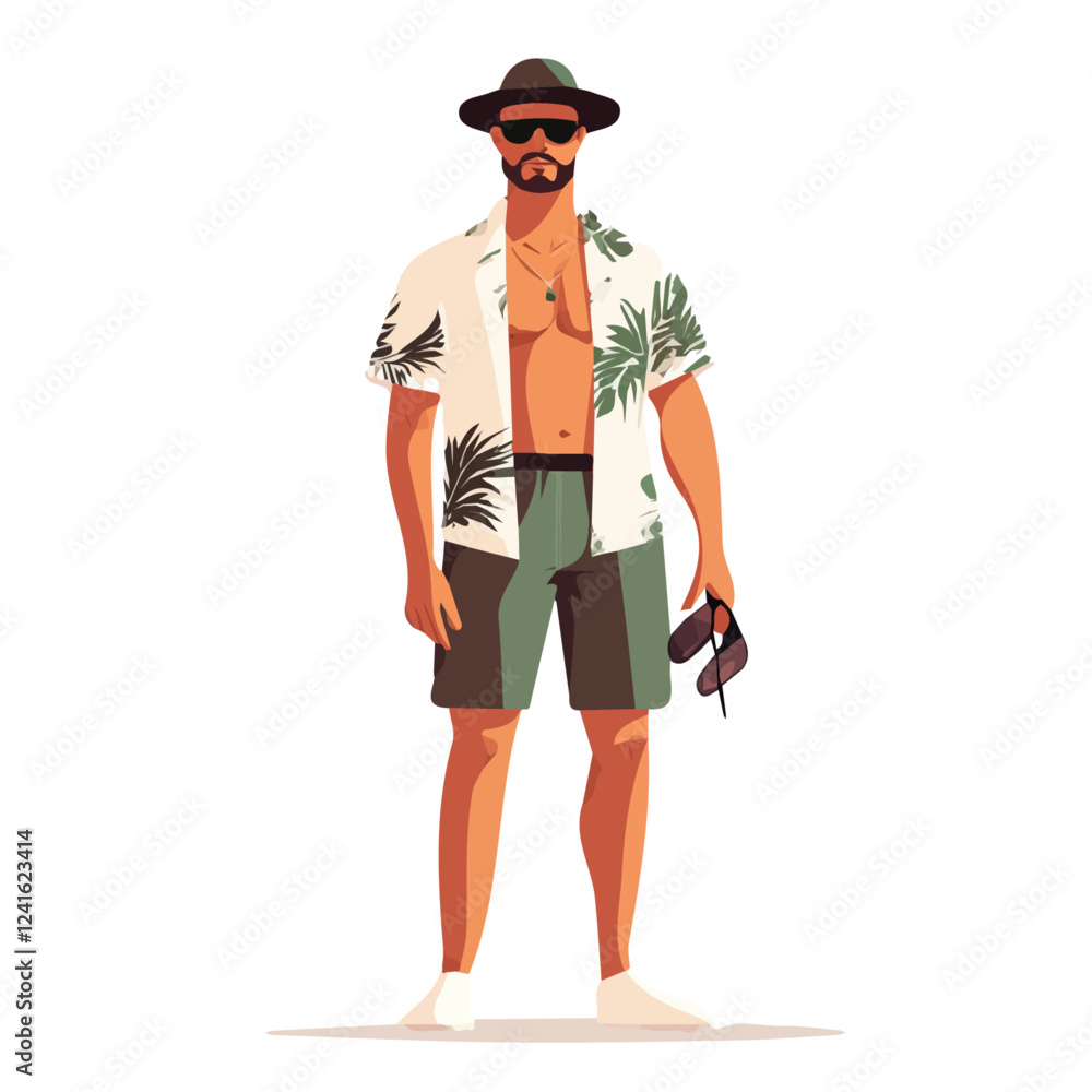 Russia Man Summer Clothes and Style – A Stylish and Relaxed Vector Illustration for Trendy Summer Fashion
Russia Man Summer Clothes and Style – A Stylish and Relaxed Vector Illustration for Trendy Summer Fashion