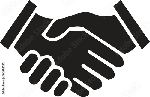 handshake vector illustration