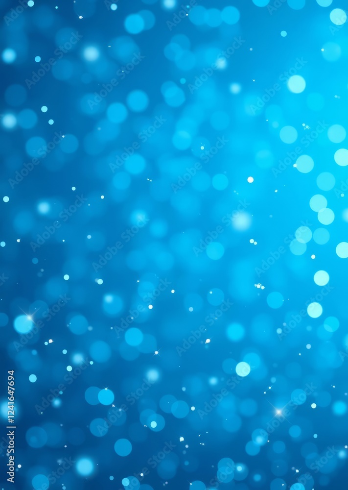 custom made wallpaper toronto digitalSparkling blue bokeh, underwater bubbles, shimmering light particles, aquatic atmosphere, dreamy texture, deep ocean background, ethereal glow, soft focus, magical ambiance, teal and azure gradient, f