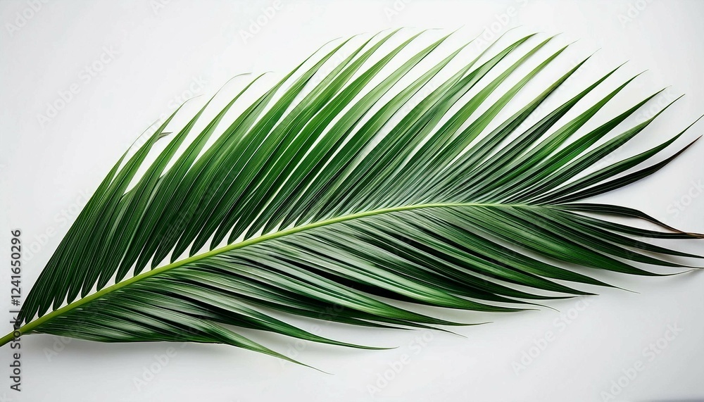 Fototapeta premium green palm leaf