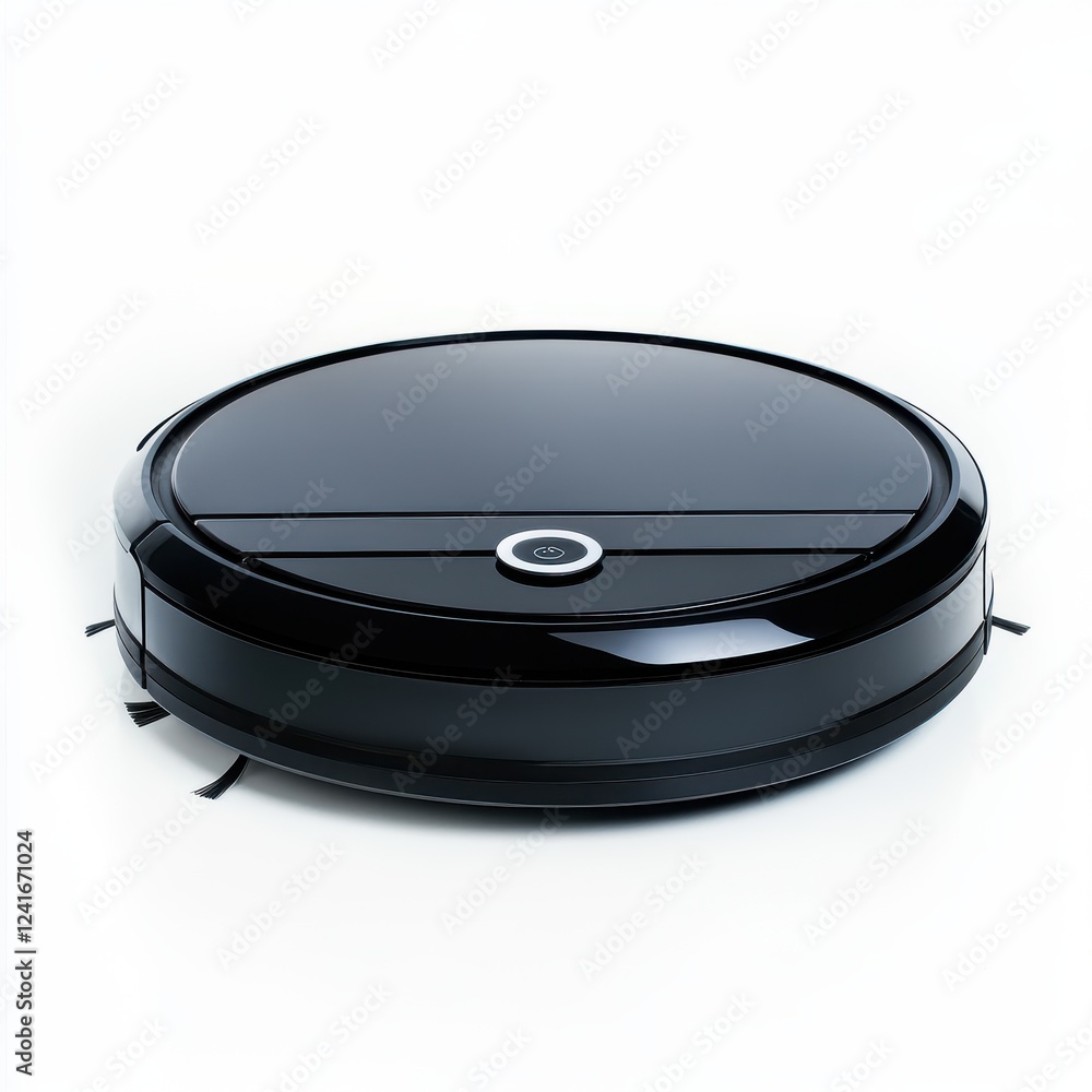 Robot vacuum isolated on white background. Robot vacuum isolated on white background.