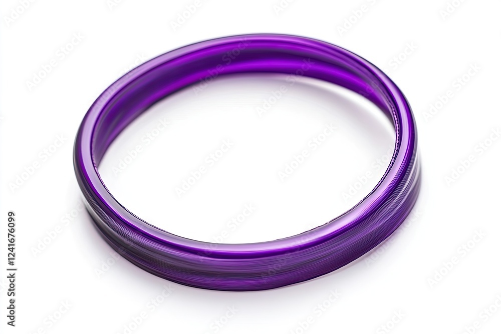 Purple hairband isolated on white background Purple hairband isolated on white background