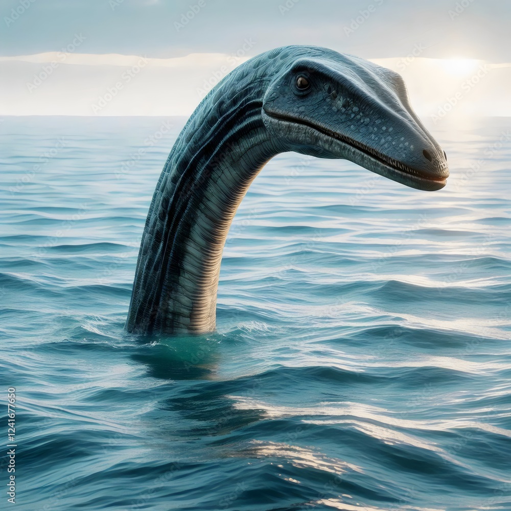 Obraz premium Nessie, Loch ness monster