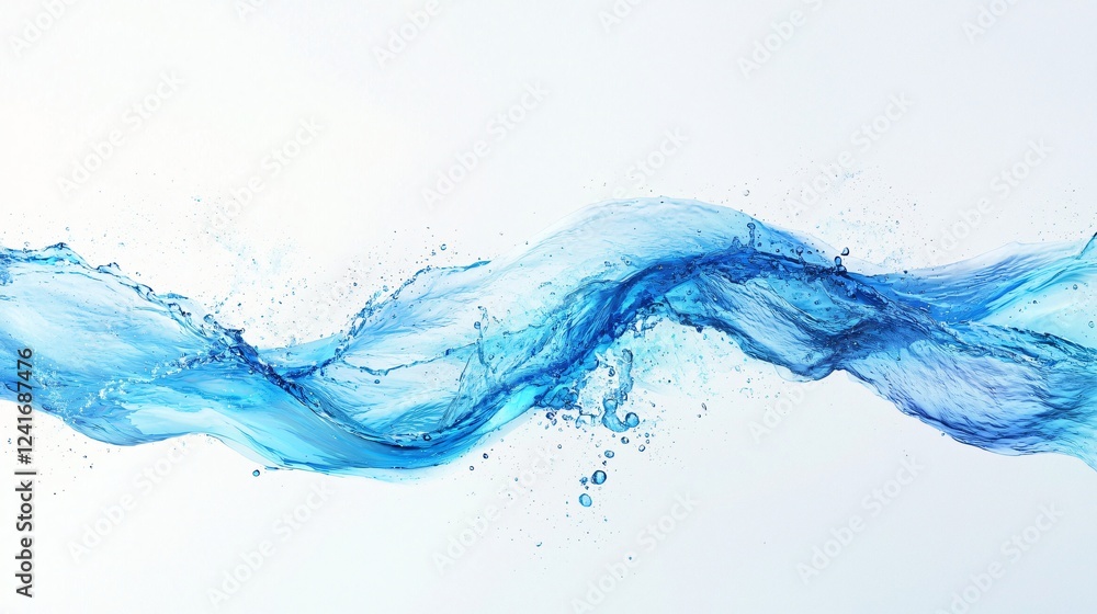 Fluid Blue Wave Abstract Design Backdrop for Artistic Visuals and Creative Graphic Applications. Fluid Blue Wave Abstract Design Backdrop for Artistic Visuals and Creative Graphic Applications.
