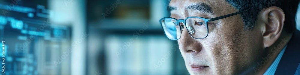 A person studying or working on a laptop A person studying or working on a laptop