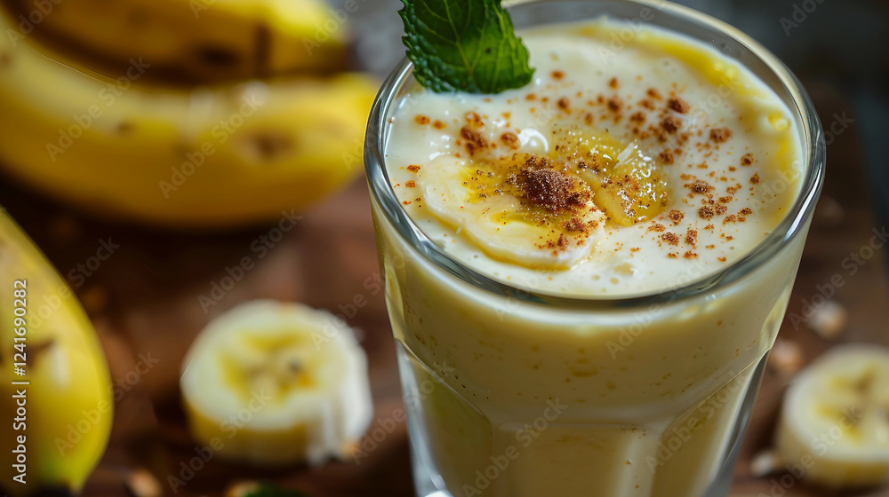 Refreshing Banana Yogurt Drink Refreshing Banana Yogurt Drink