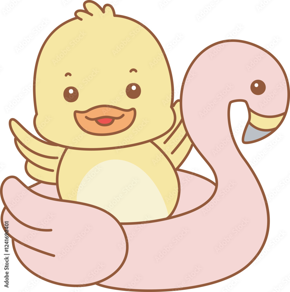 Cute Duck vector icon. Funny baby Duck animal series stock illustration. life of fluffy Duck designs. Cute Duck vector icon. Funny baby Duck animal series stock illustration. life of fluffy Duck designs.